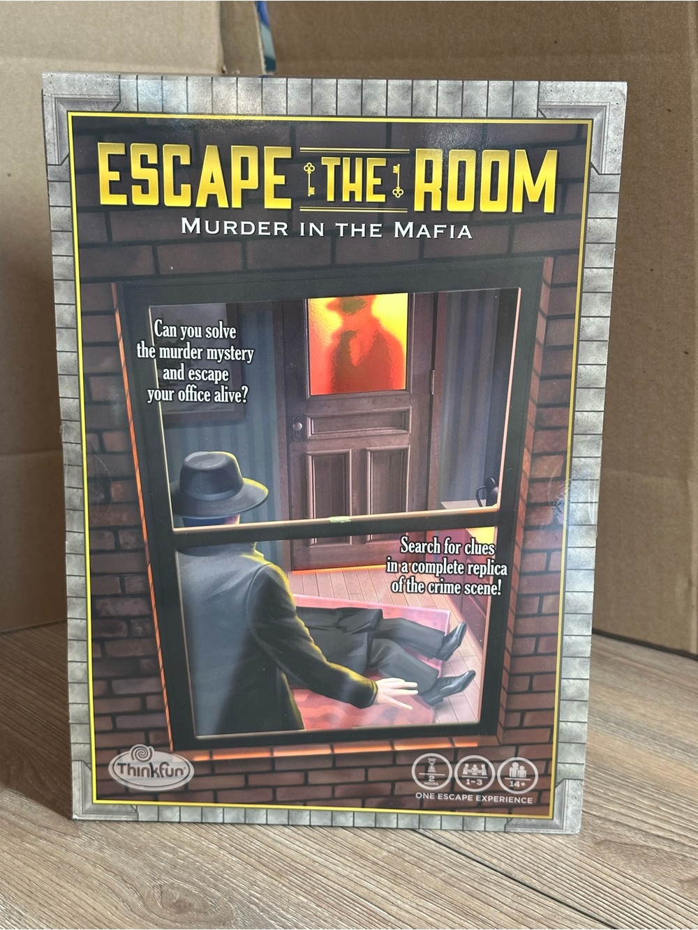 Murder Mystery Game from Think Fun - Escape The Room Murder In The Mafia NIB